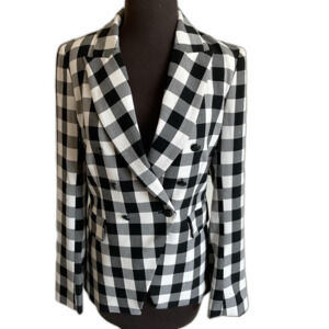 Maison d' Amelie Women's Black and White Jacket